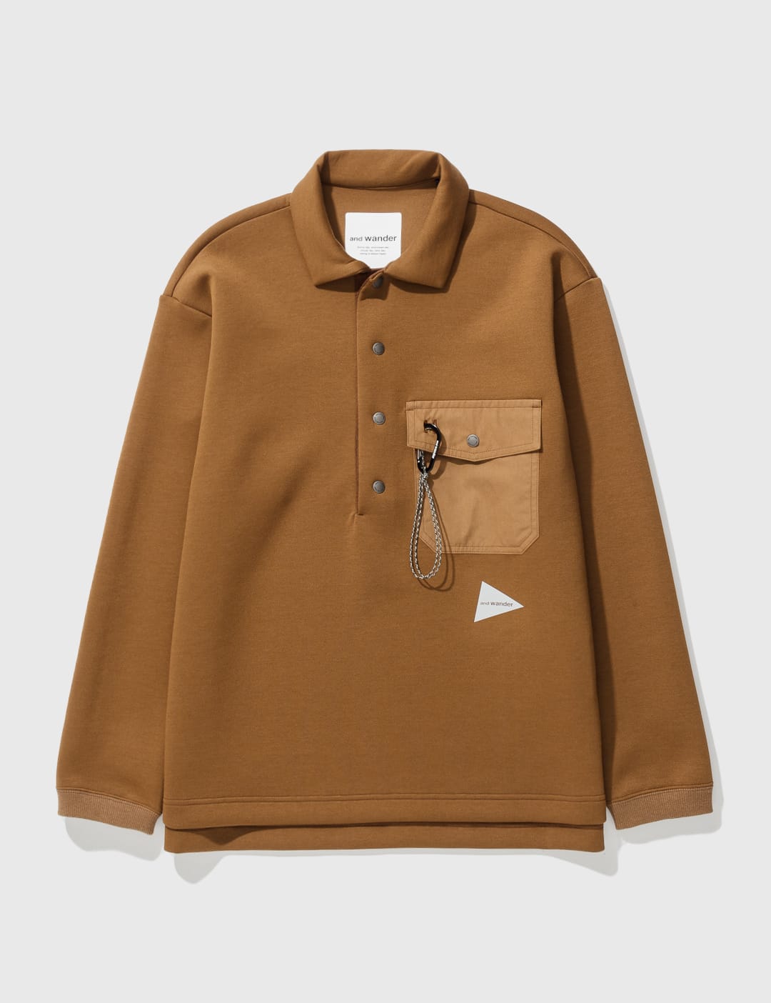 and wander - Airly Warm Button Pullover | HBX - HYPEBEAST 为您搜罗