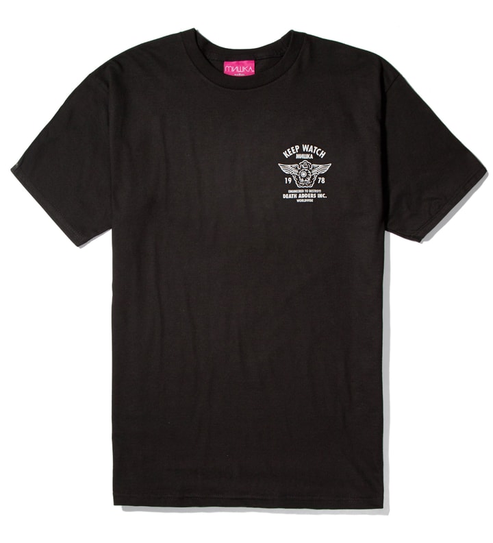 Mishka - Black Easy Rider T-Shirt | HBX - HYPEBEAST 为您搜罗全球潮流时尚品牌