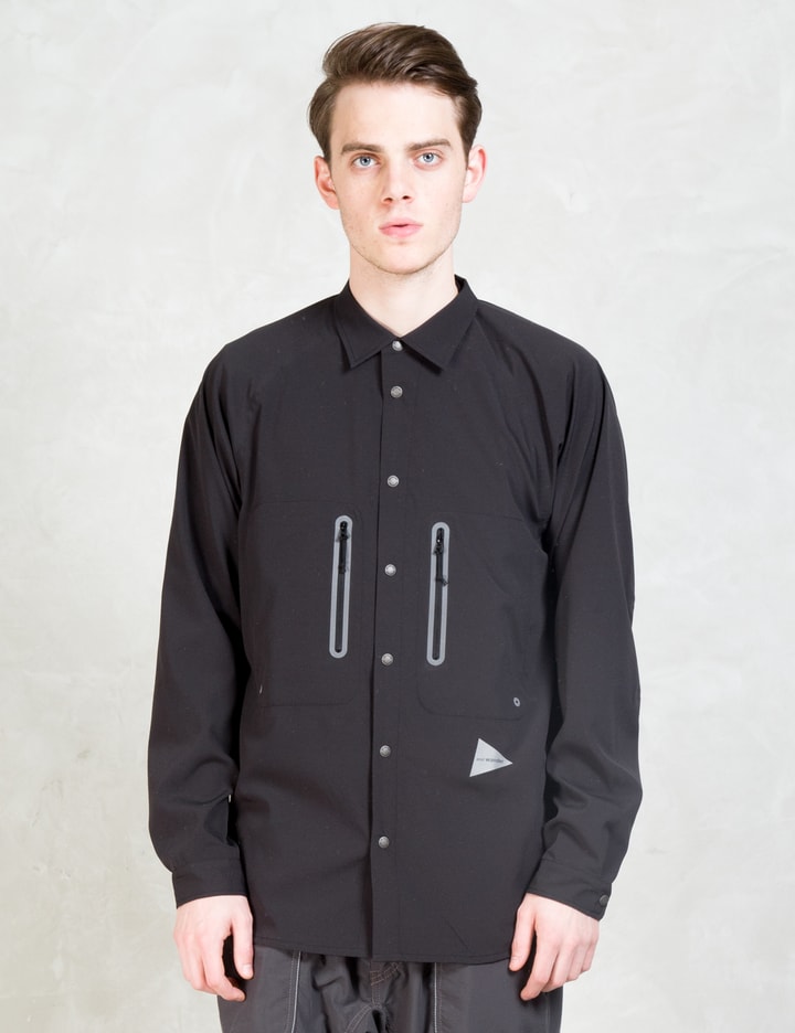 and wander - AW-FT994 Tech L/S Shirt | HBX - HYPEBEAST 为您搜罗全球潮流时尚品牌