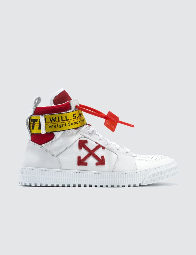 Off-White™ - Industrial Belt Hi Top Sneaker | HBX - HYPEBEAST 为您