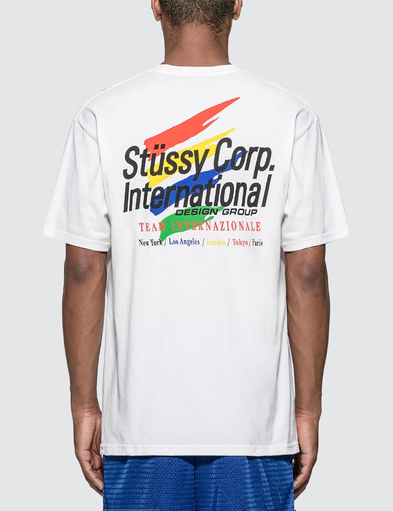 Stüssy - International Corp. T-shirt | HBX - HYPEBEAST 为您搜罗
