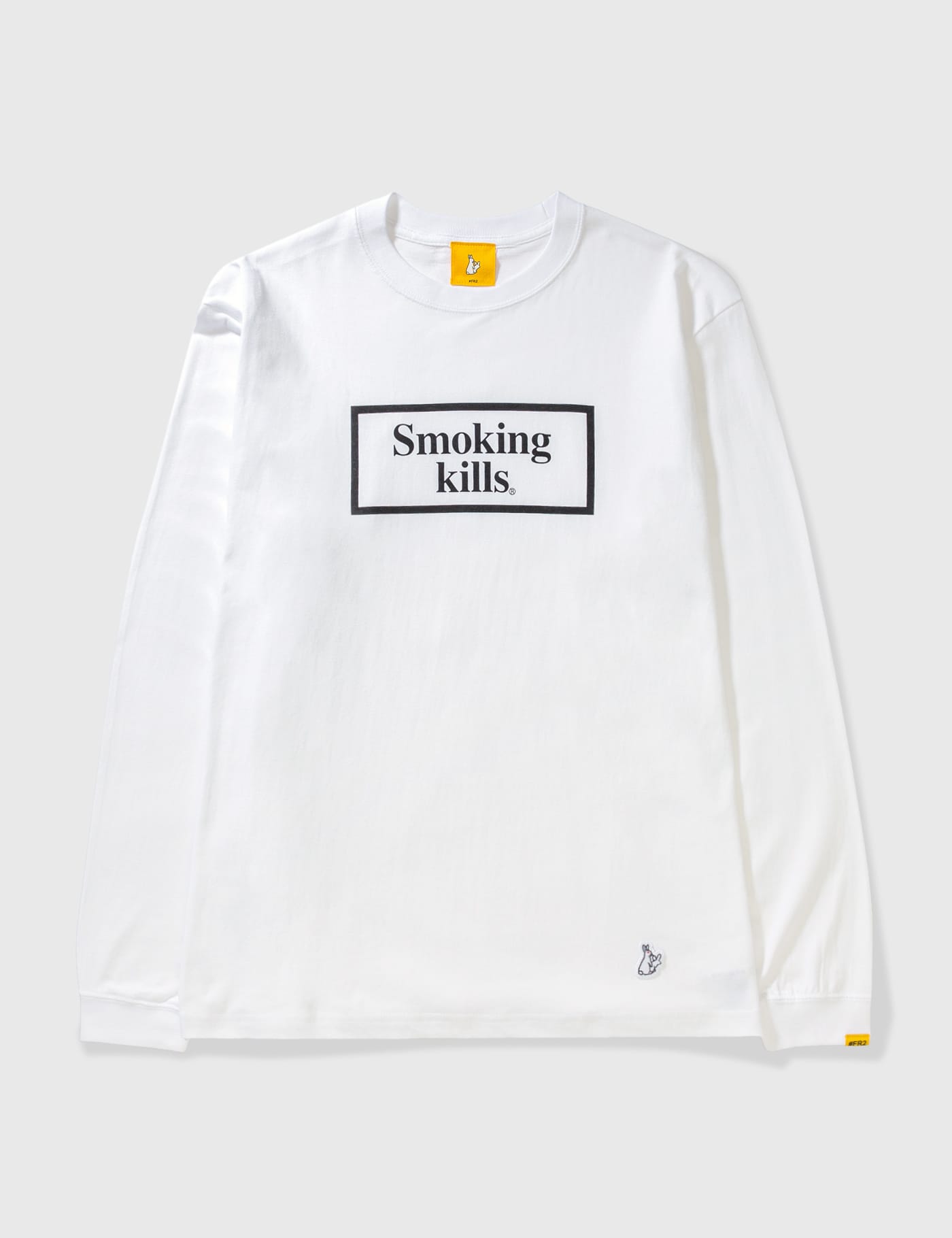 FR2 - Smoking Kills Box Logo Long Sleeve T-shirt | HBX - HYPEBEAST 