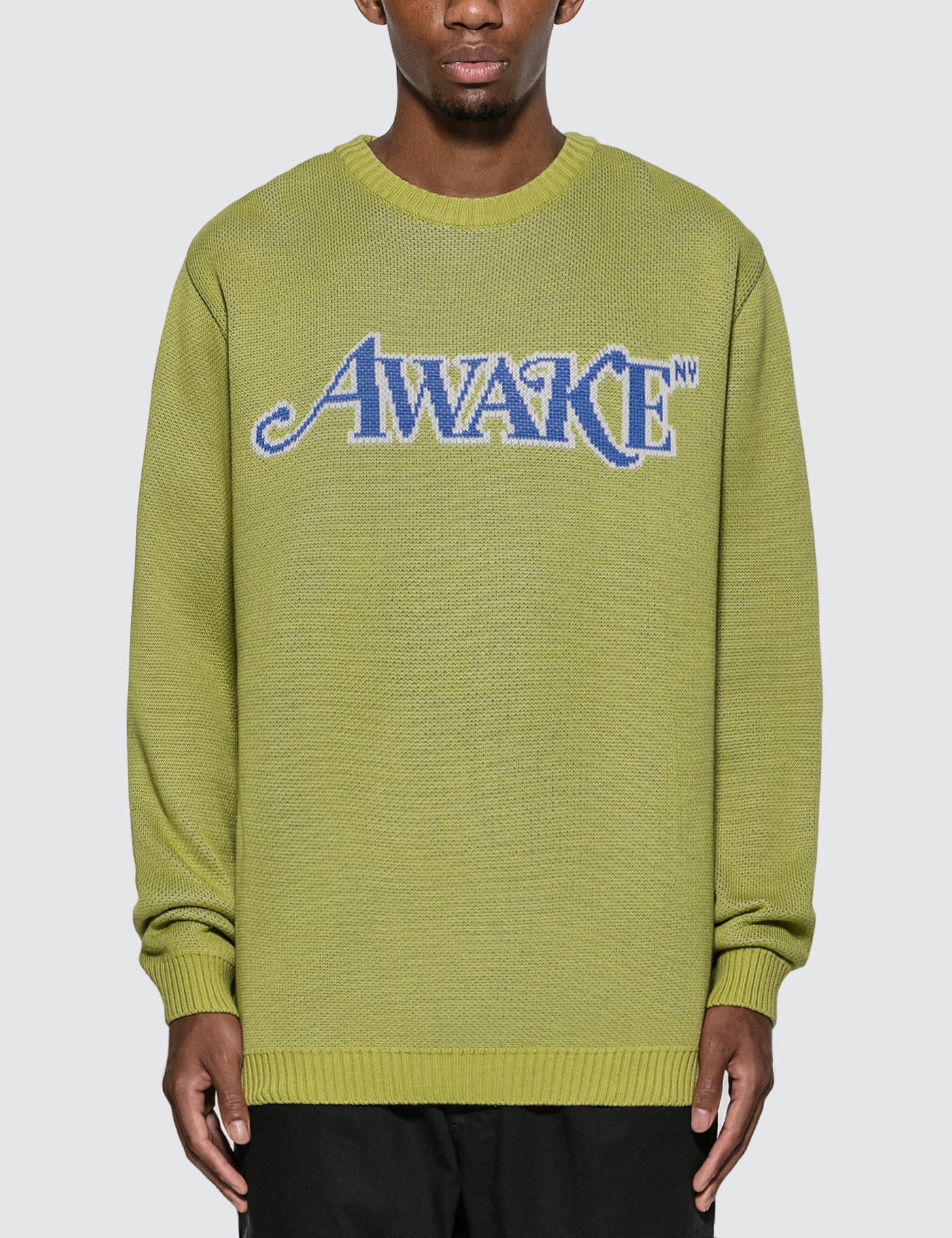 Awake NY - Classic Logo Intarsia Sweater | HBX - HYPEBEAST 为您