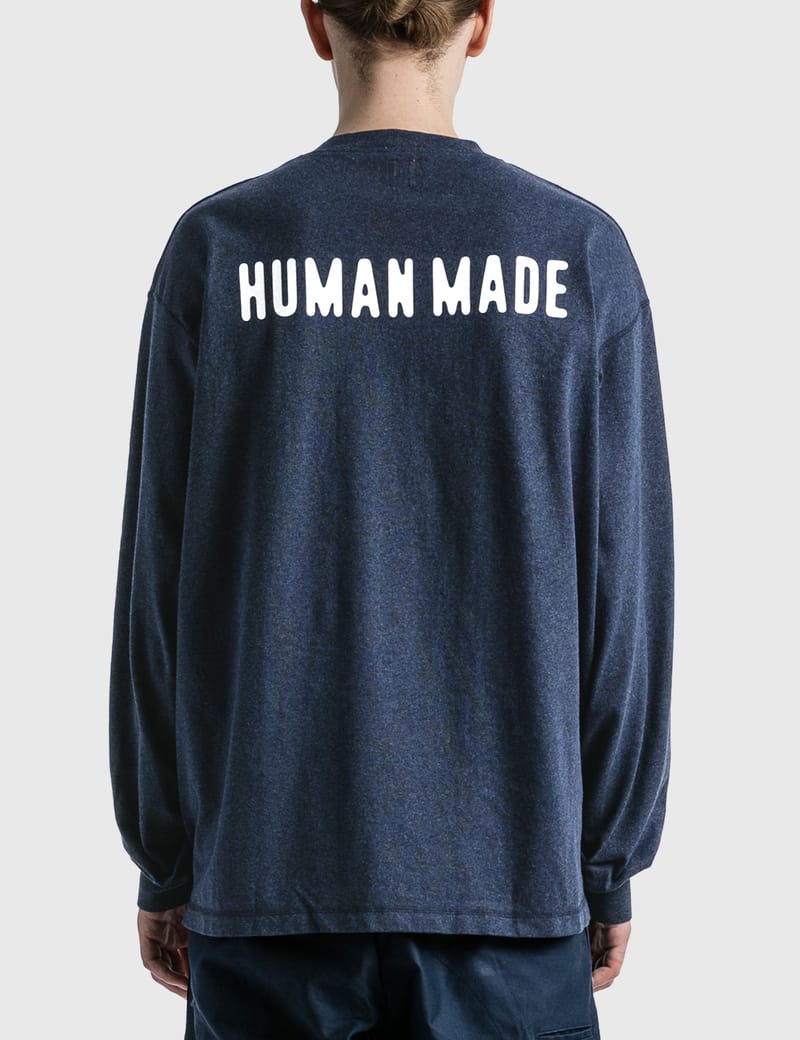 Human Made - Henley Neck Long T-shirt | HBX - HYPEBEAST 为您搜罗