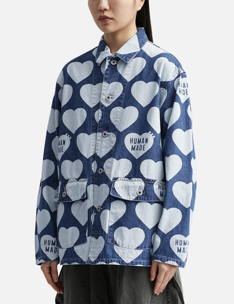 Human Made - Heart Denim Coverall Jackets | HBX - HYPEBEAST 为您
