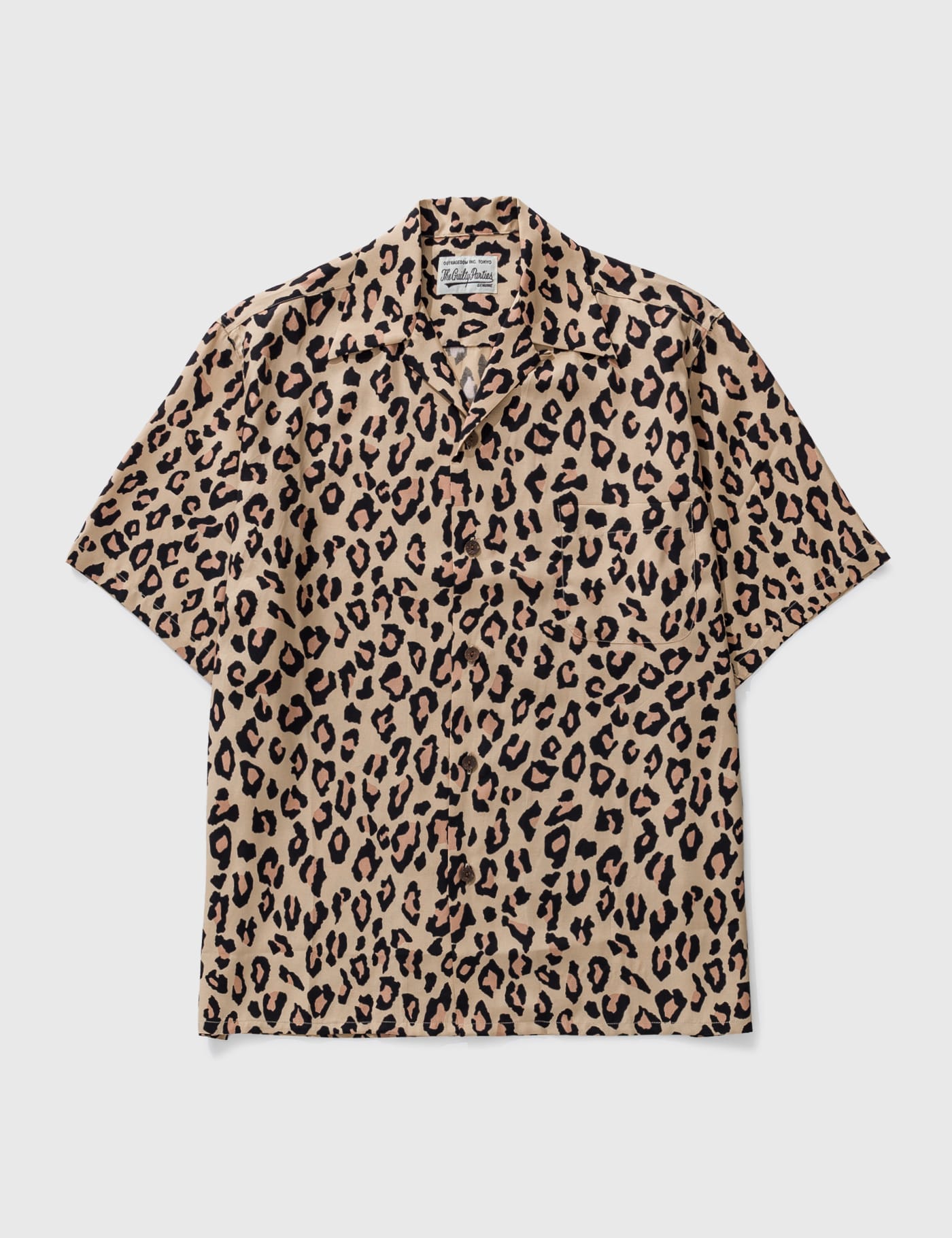 Wacko Maria - Leopard Open Collar Shirt | HBX - HYPEBEAST 为您搜罗全球潮流时尚品牌