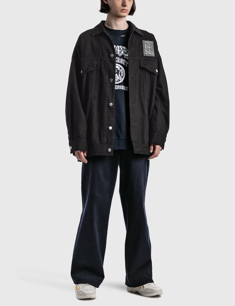 Raf Simons - Oversized Solemn-X Denim Jacket | HBX - HYPEBEAST 为